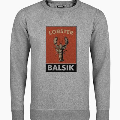 LOBSTER GREY UNISEX SWEATSHIRT