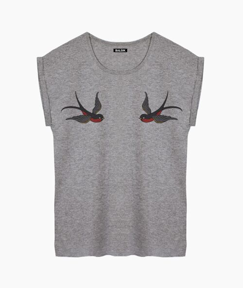 Swallows gray women's t-shirt