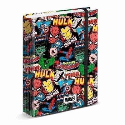 Marvel Art-Carpesano Papier millimétré à 4 anneaux Multicolore