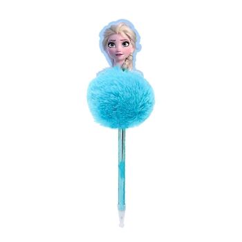 Disney Frozen 2 Stylo à bille à pompon Believe-Elsa Fuchsia