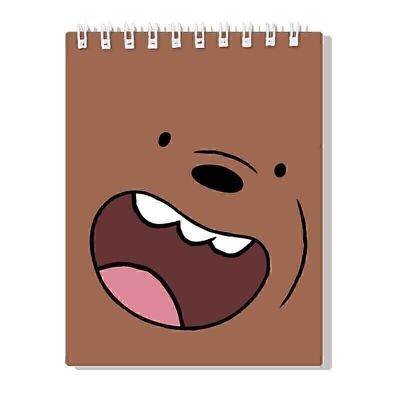 We are Brown Bears-Spiral Notebook, Brown
