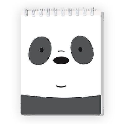 We are Panda Bears-Spiral Notebook, Blanc