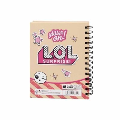 LOL Surprise Glitter-Shine Notebook, Multicolor