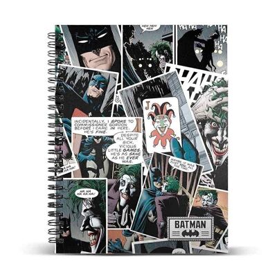 DC Comics Joker Comic-Cuaderno A5 Papel Rayado, Multicolor