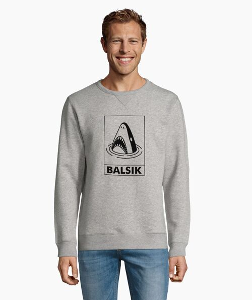 Shark gray unisex sweatshirt