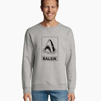 Shark gray unisex sweatshirt