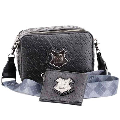 Harry Potter Legend-IBiscuit Bag with Purse Card Holder, Black