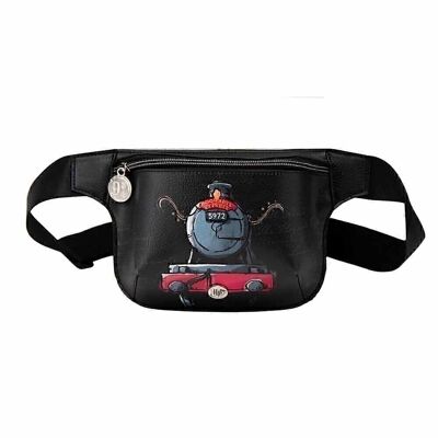 Harry Potter Train-Bauchtasche Creme, Schwarz