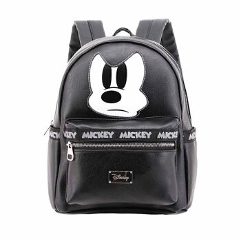 Disney Mickey Mouse Angry-Fashion Sac à dos Noir 2
