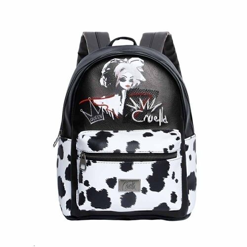 Disney Cruella de Vil Diva-Mochila Fashion, Negro