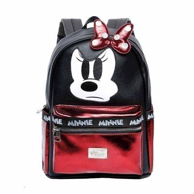 Disney Minnie Mouse Angry-Fashion Backpack, Multicolor