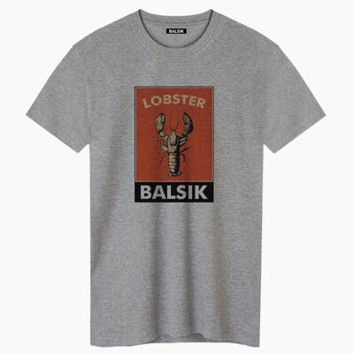 Lobster gray unisex t-shirt
