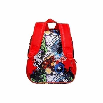 Marvel Avengers Superpower-Small Sac à dos 3D Rouge 2