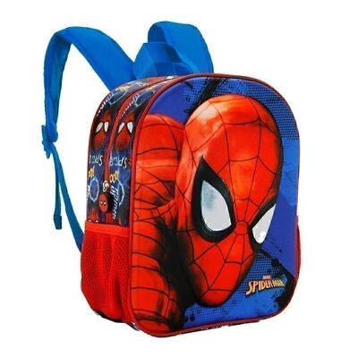 Marvel Spiderman Mistery-Kleiner 3D-Rucksack, Rot