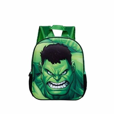 Zaino 3D Marvel Hulk Destroy piccolo, verde