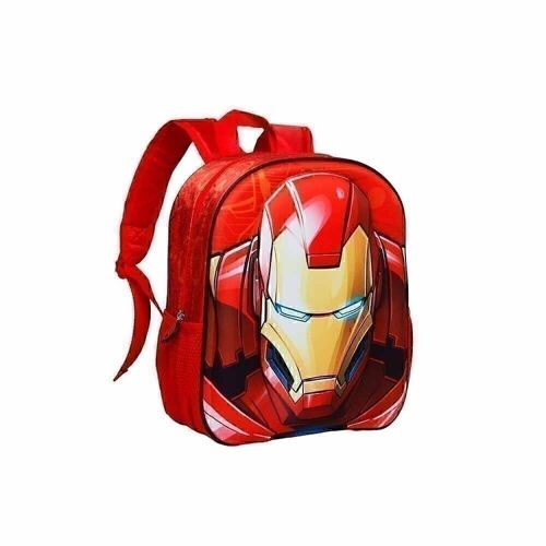 Marvel Iron Man Stark-Mochila 3D Pequeña, Multicolor