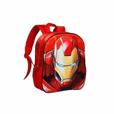 Zaino 3D Marvel Iron Man Stark-Small, multicolore