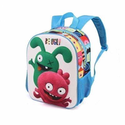 Ugly Dolls Ugly-Small 3D Rucksack, Mehrfarbig