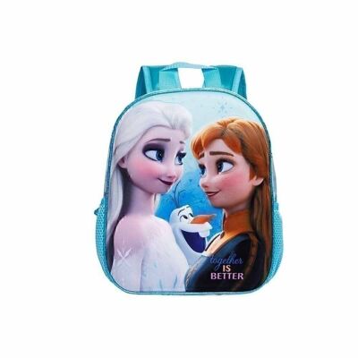 Disney Frozen 2 Better-Small 3D Backpack, Blue