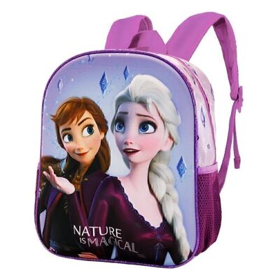 Disney Frozen 2 Admiration-Small 3D Backpack, Mauve