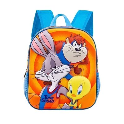 Looney Tunes Space Jam 2: A New Legacy Basket-Small 3D Backpack, Orange