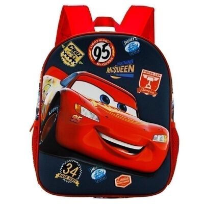 Disney Cars 3 Winner-Small 3D Backpack, Red