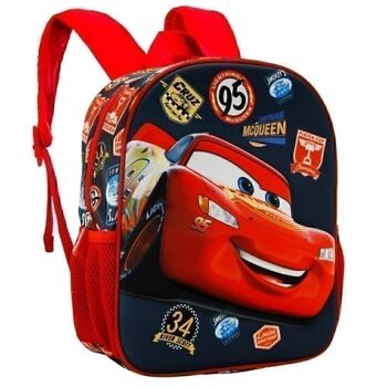 Disney Cars 3 Winner-Small Sac à dos 3D Rouge 4