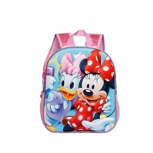 Disney Minnie Mouse Picture-Mochila 3D Pequeña, Azul