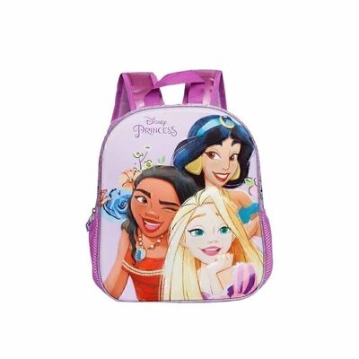 Disney Princesses Fairytale-Small 3D Backpack, Mauve