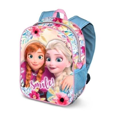 Frozen Smile-Small 3D Backpack, Multicolored