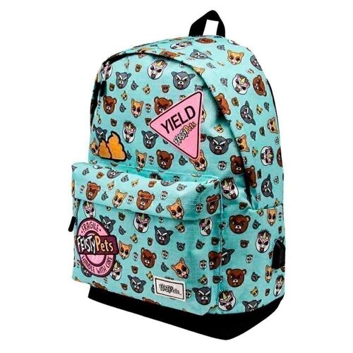 Feisty Pets Glenda Glitterpoop-Mochila HS, Multicolor