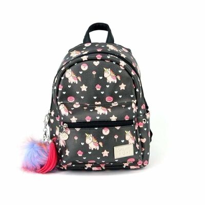 Oh mein Papa! Popnicorn-Fashion Rucksack (Klein), Schwarz