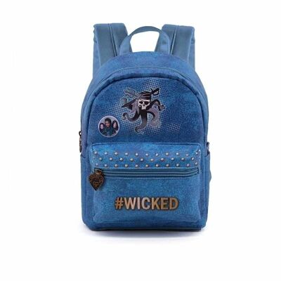 Disney Descendants 3 Emerald Blue-Fashion Backpack (Small), Blue