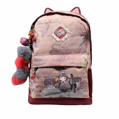 Forever Ninette Aviator-Backpack HS FN, Brown