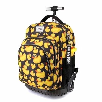 O My Pop! Cuac-Backpack Trolley Travel GTS, Yellow
