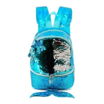 Oh Mon Pop! Wow-Siren-Backpack Bouquet, Bleu 1