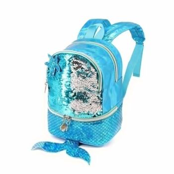 Oh Mon Pop! Wow-Siren-Backpack Bouquet, Bleu 2