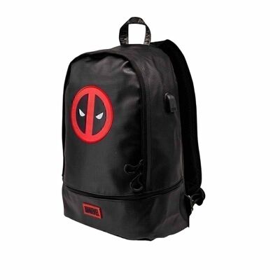 Marvel Deadpool Rebel-Mochila Urban TPU, Rojo