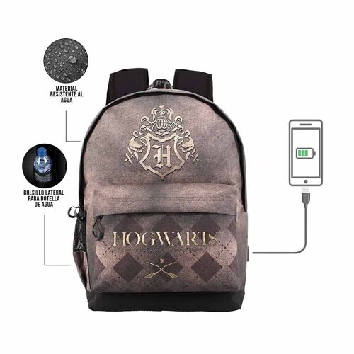 Harry Potter Gold-Mochila HS 1.3, Marrón