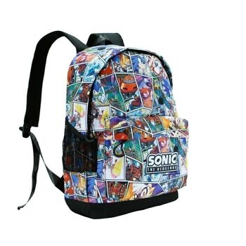 Sega-Sonic Comic-Sac à Dos HS 1.3, Multicolore 3