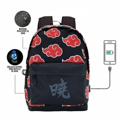 Naruto Clouds-Backpack HS 1.3, Black