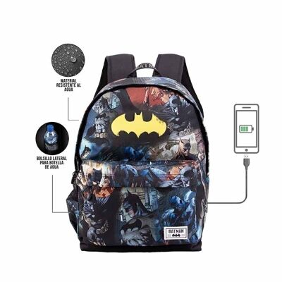 DC Comics Batman Darkness-HS 1 Backpack.3, Multicolor