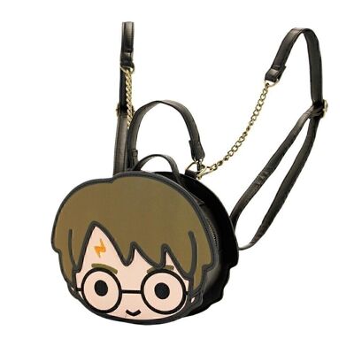 Harry Potter Chibi-Mochila Face, Marrón