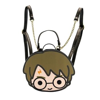 Harry Potter Chibi-Face Sac à Dos, Marron 4