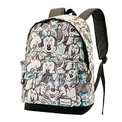 Disney Minnie Mouse Drawing-HS FAN Backpack, Gray