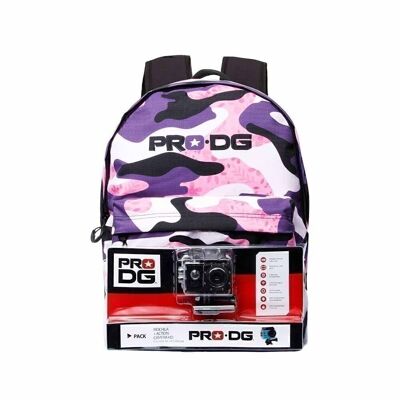 PRODG Pinkage HD Camera Backpack, Multicolored