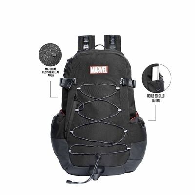 Marvel Neon-Pro Backpack, Black