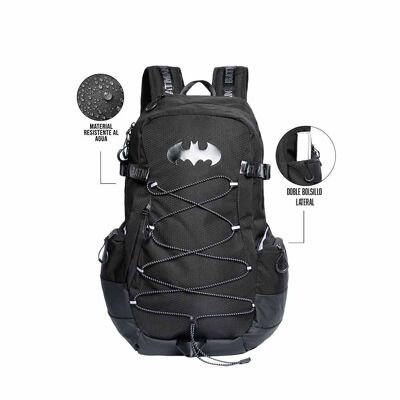 DC Comics Batman Neon-Pro Backpack, Black