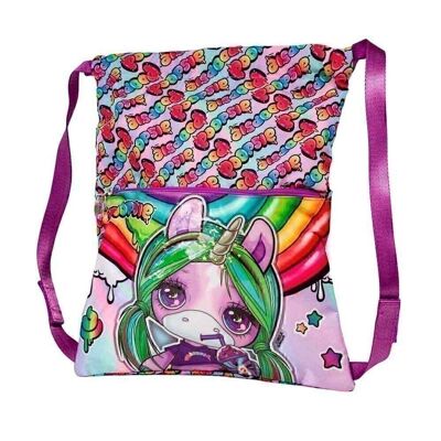 Poopsie Slime Surprise Rainbow-Strap String Bag, Multicolor