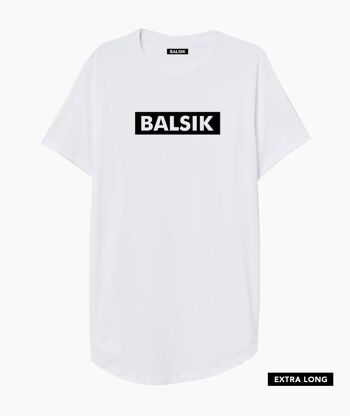 BALSIK BL. T-SHIRT BLANC EXTRA LONG 1